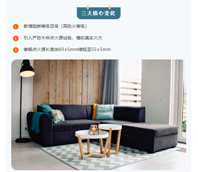 《家具阻燃性能安全技术规范》GB 17927-2024